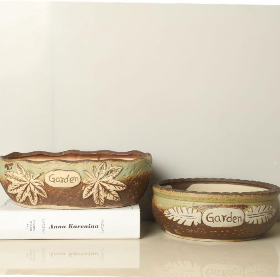 235 (2) Hand-Made Crafts succulent plant antik pot bonsai.jpg