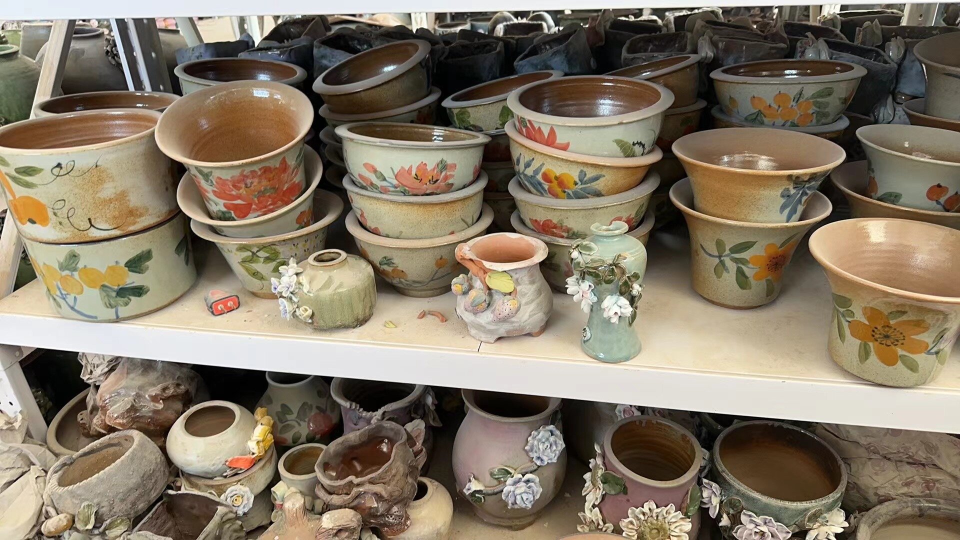 Ceramic Plant Pots Succulent Flower Pots with Drainage Holes Terracotta Planters for Indoor Plants(1).jpg