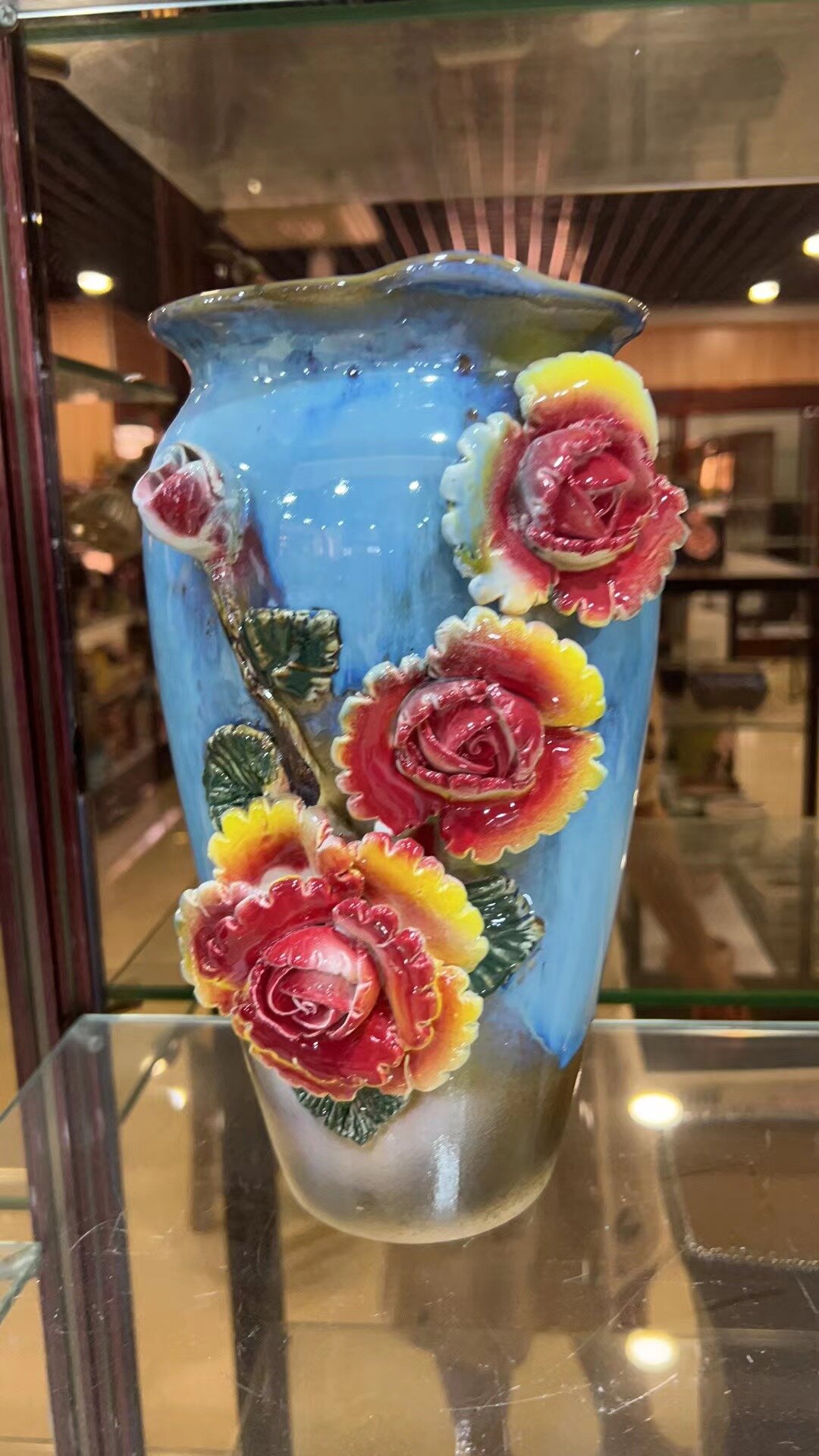 Ceramic Plants Pots Vintage Ceramic Flower Planters Crackle Glaze Finish Flower Pots Decorative Floral Vintage Planters(1).jpg