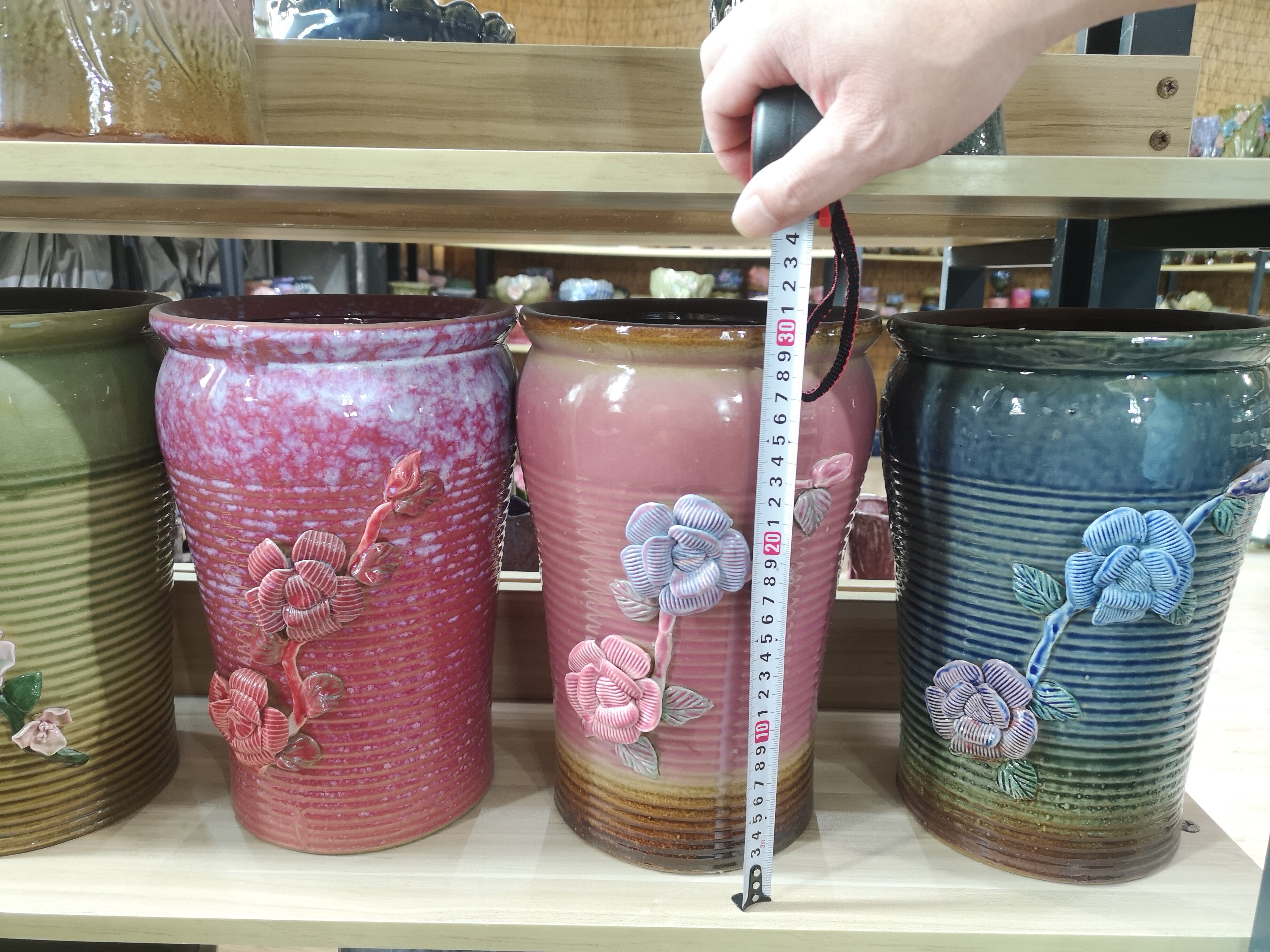 Ceramic Pots for Indoor Succulent Plants Colorful Cactus Flower Planters Birthday Gifts for Women.jpg