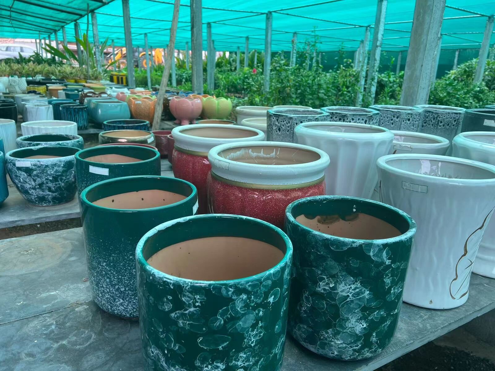 Ceramic Succulent Pots Shallow Succulent Planters with Drainage Hole  Saucer Indoor Plant Pots for Cactus Home Decor.jpg