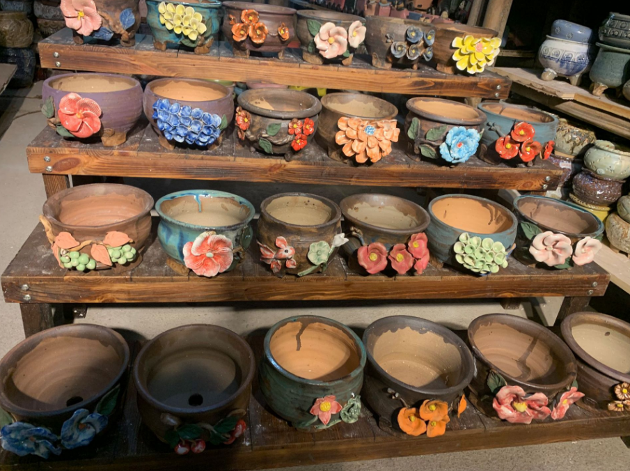 Contemporary Planter Bowls Shallow Round Vases for Small Plants Versatile Indoor Outdoor Pots.png