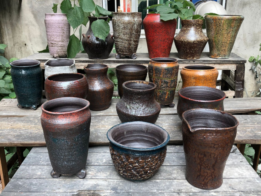 High Quality Glazed Ceramic Terracotta Bali Style Flower Pots  Planters for Garden Use Customizable Sizes.png