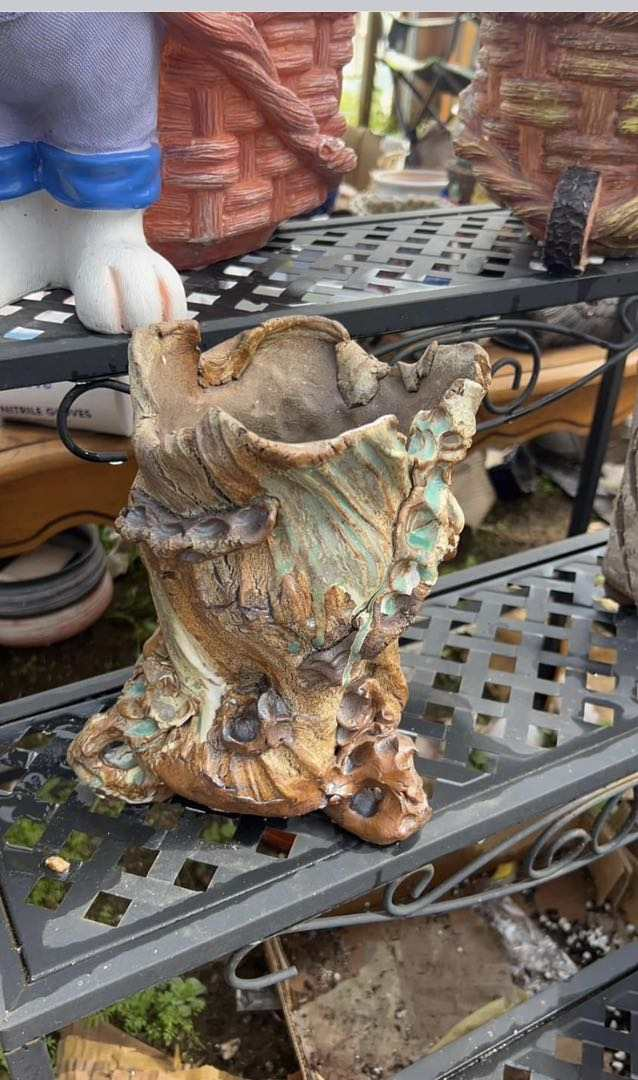 Indoor Plant Pot with Drainage Hole Shallow Round Succulent Planters.png