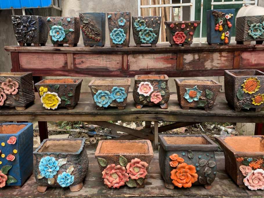 Modern Decorative pots Outdoor Plants Lilies Cacti Succulents Snakes.png