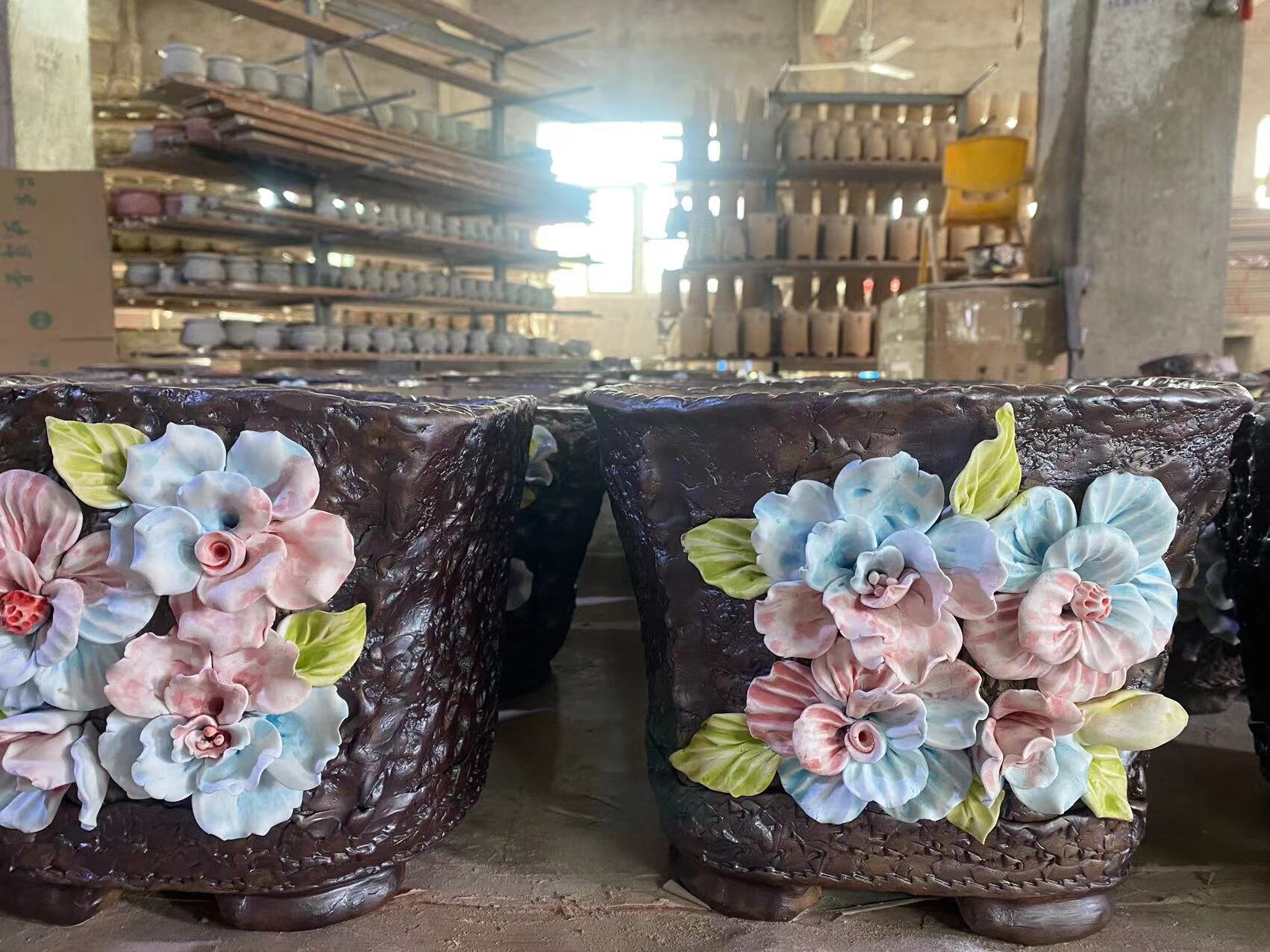 Nordic Handmade Stoneware Ceramic Mini Flowerpot Planter Rustic Porcelain Succulent Potting Flower Pot.jpg