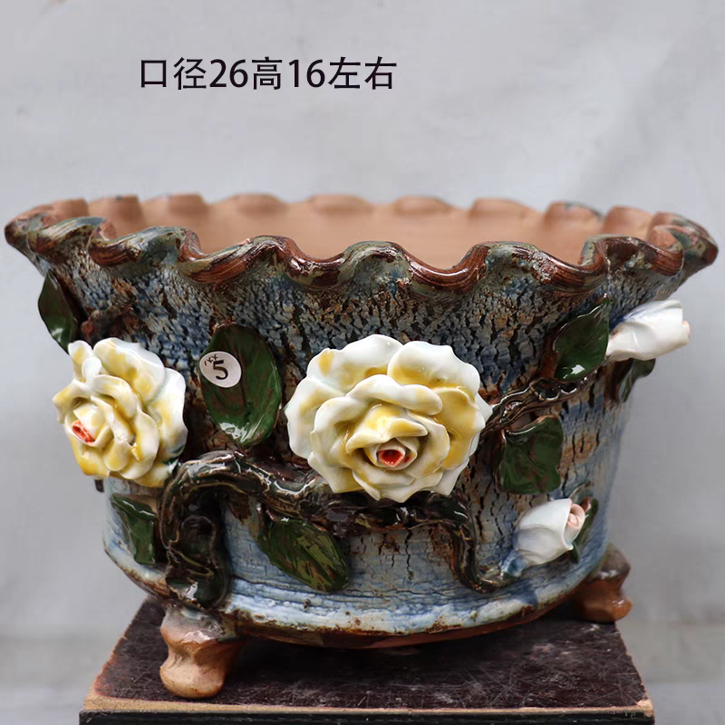 Rectangular Bonsai Pots with Bamboo Trays Small Pots for Indoor Cactus Flower Plants for Home Office Decor.png