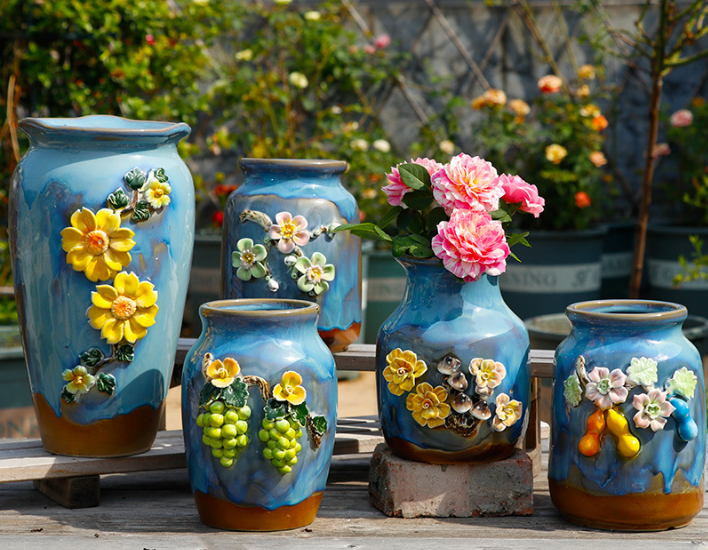 Small Glazed Succulent Planters with Drainage Hole Modern Indoor Decorative Plant Pots.png