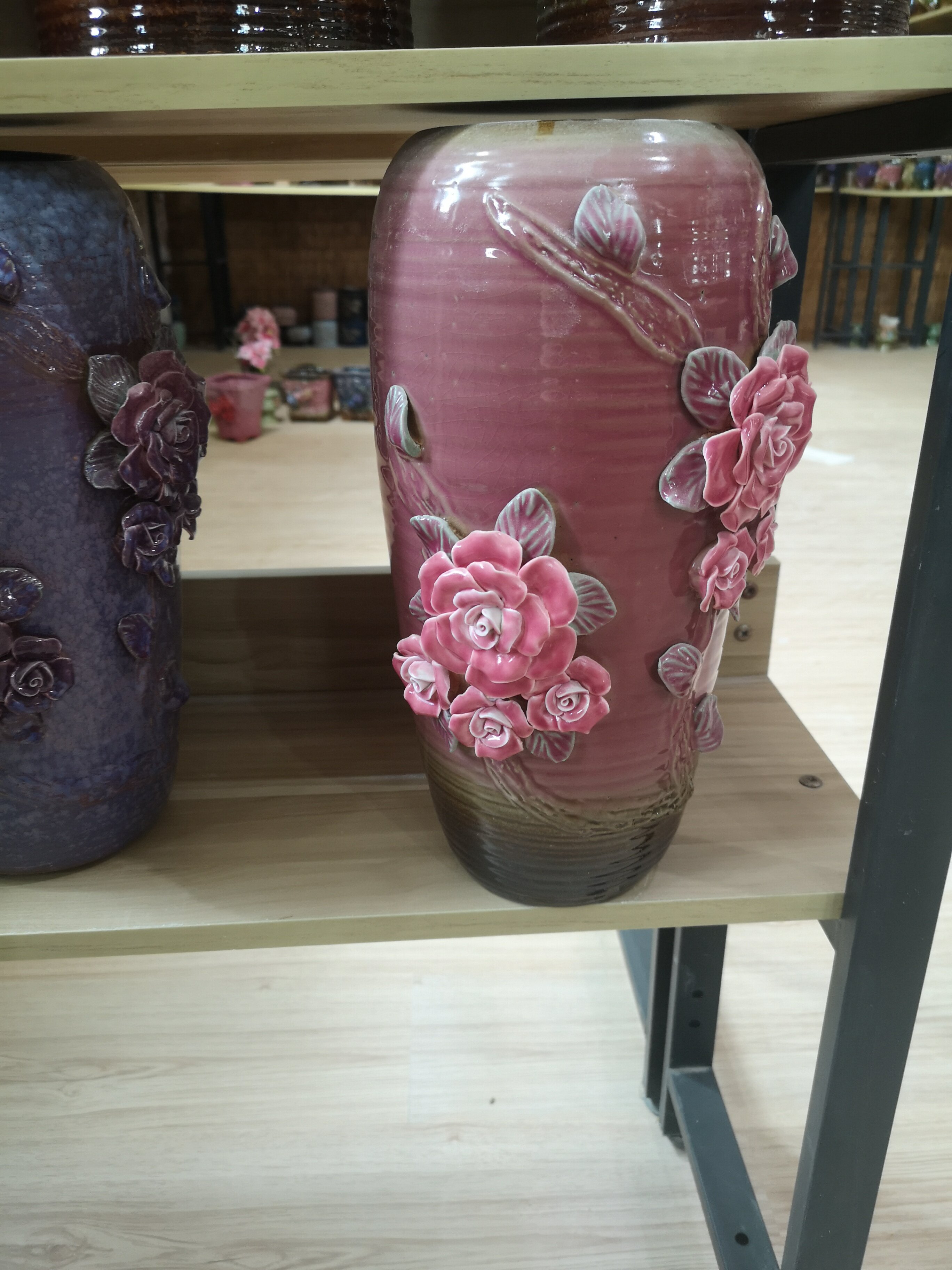 Succulent Planter Pots Glazed Ceramic Small Cactus Pot Geometric Mini Flower Plant Container with Drainage Hole.jpg