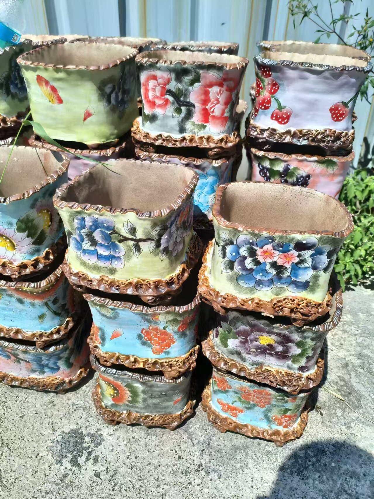 Wholesale Home Garden Office Desk Luxurious Terracotta Pottery Indoor Garden Ceramic Flower Pot.jpg