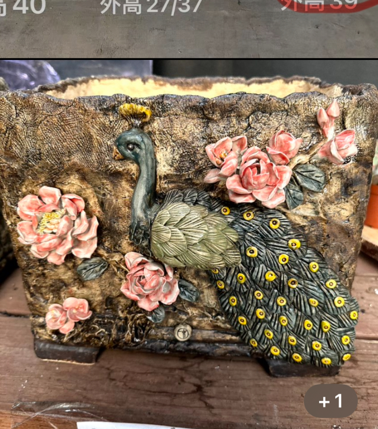 Unique Handmade Nordic Style Ceramic Flower Pot with Simple Embossed Glaze and Orchid Planter Design for Ground Use.jpg